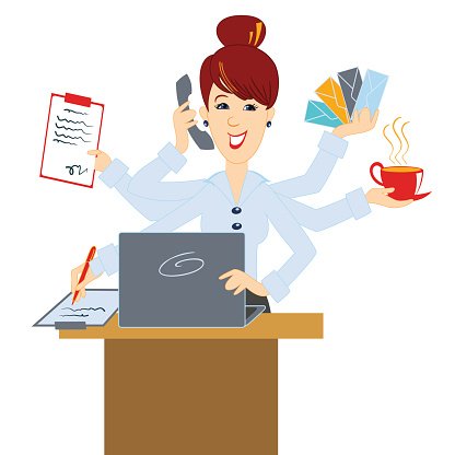 girls clipart manager