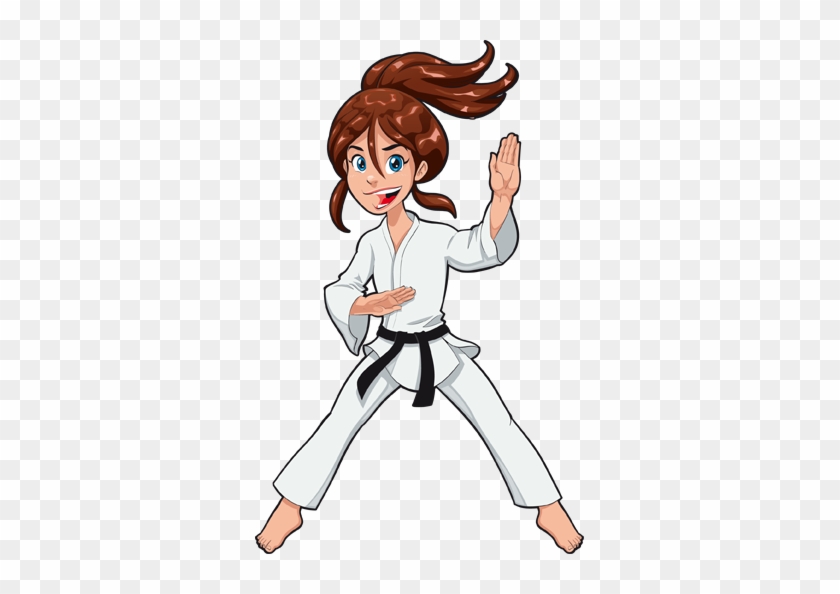 Karate girl free . Girls clipart martial arts