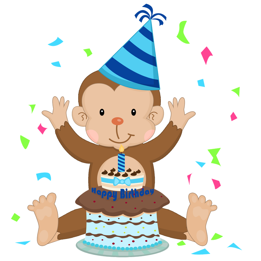  velitas sopla las. Girls clipart monkey