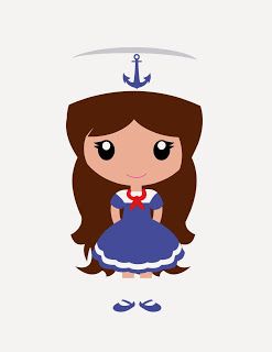 girls clipart sailor