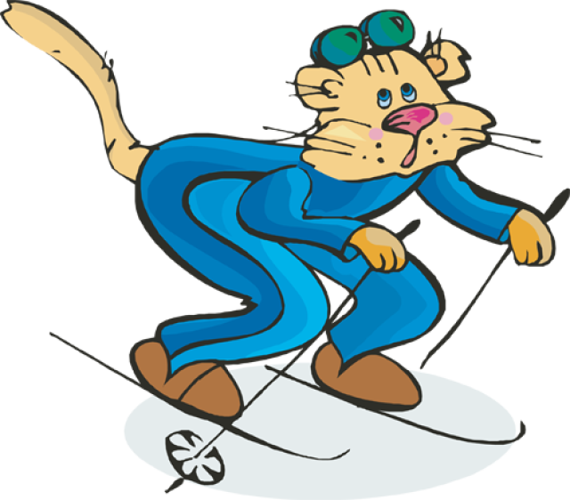 skis clipart ice