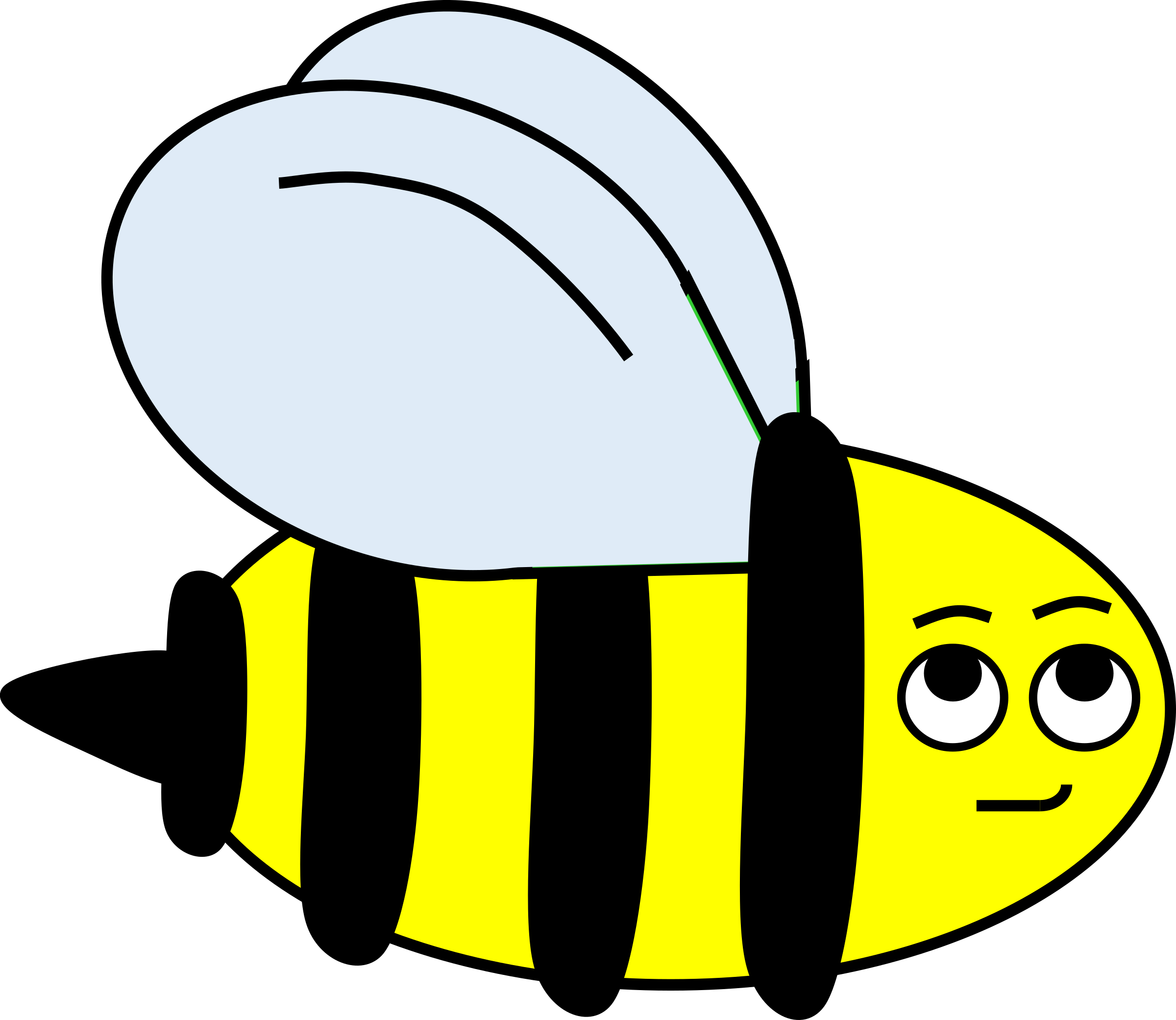love clipart bumble bee