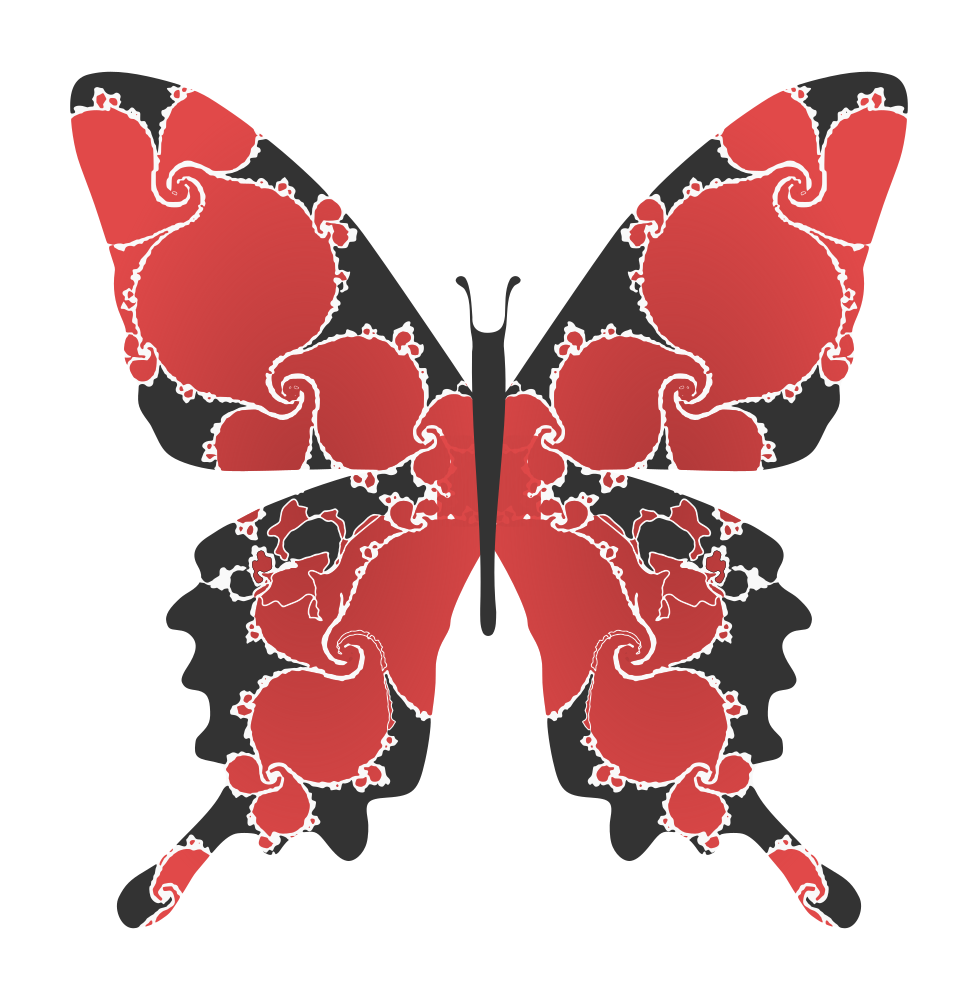 girly clipart butterfly