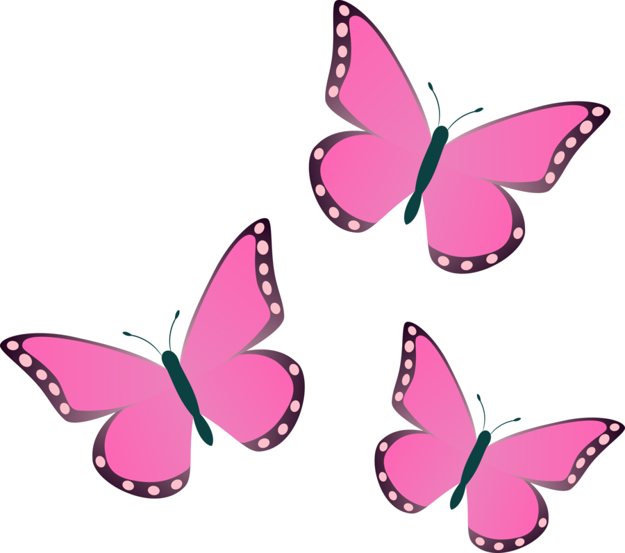 girly clipart butterfly