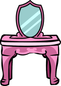 Girly clipart mirror. Pink makeup vanity images