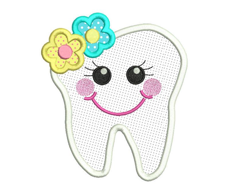 girly clipart tooth