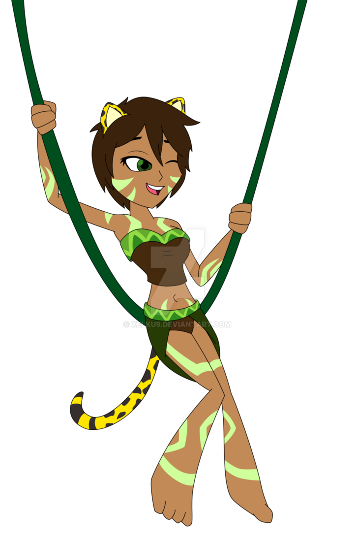 Girly clipart tribal. Girl commission by xelku
