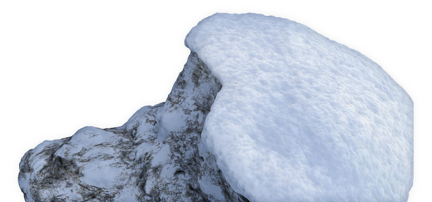 hill clipart ice hill