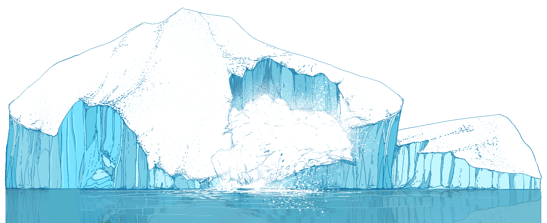 Iceberg clipart ice ocean, Iceberg ice ocean Transparent FREE for