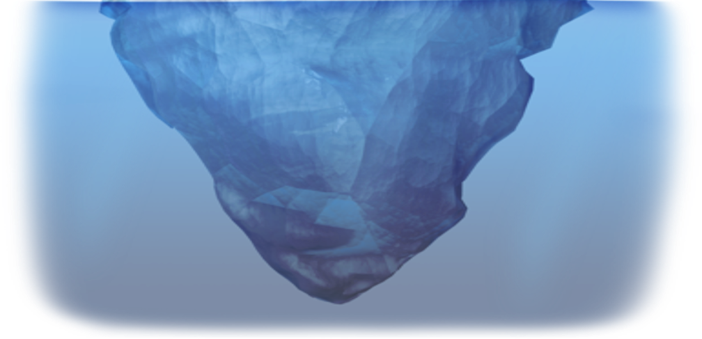 glacier clipart iceberg outline