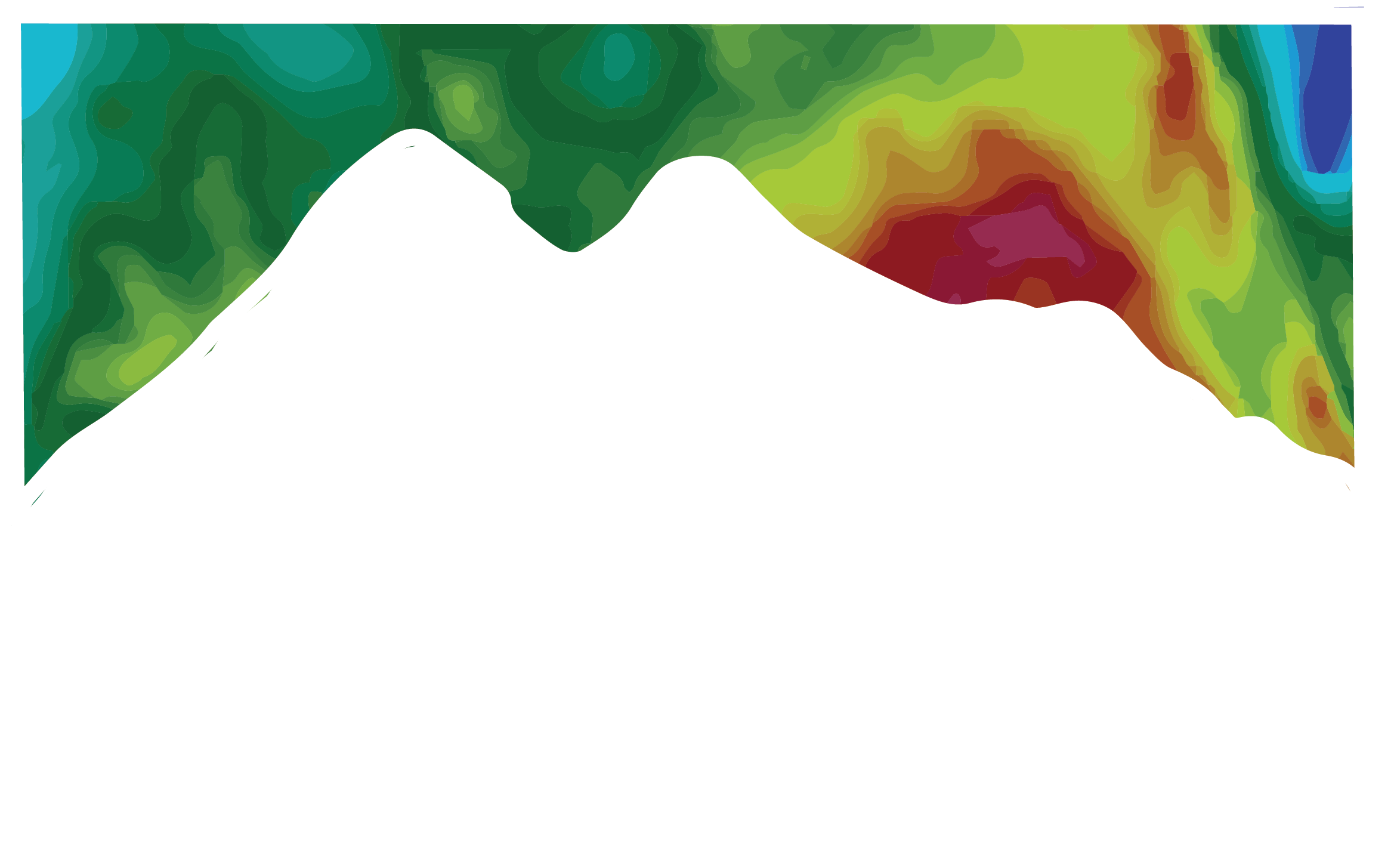 Thermal imaging alternative screening. Glacier clipart mount