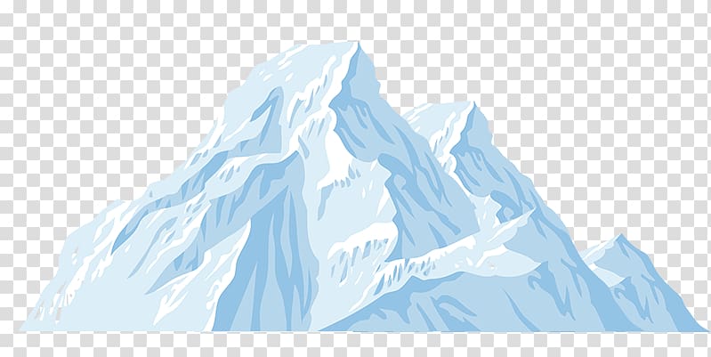 Everest art iceberg cartoon. Glacier clipart mount