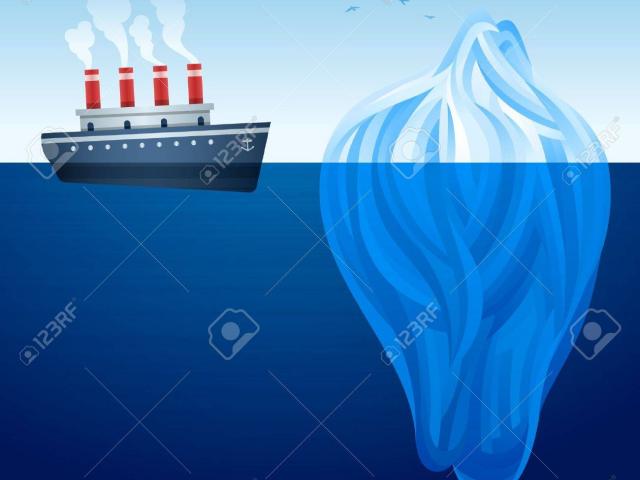 glacier clipart titanic iceberg