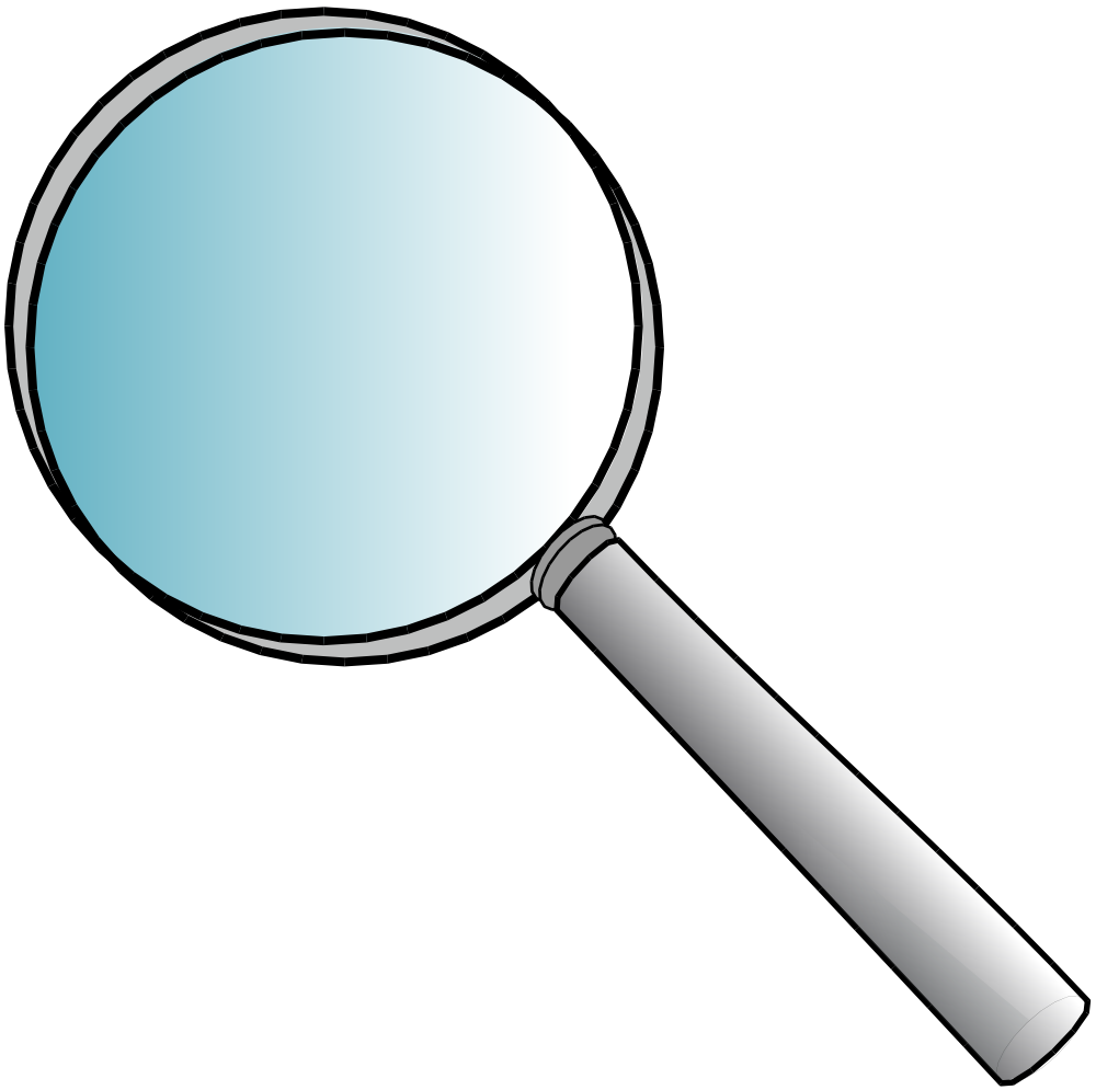 Shot clipart glass material. Image magnifying for kids