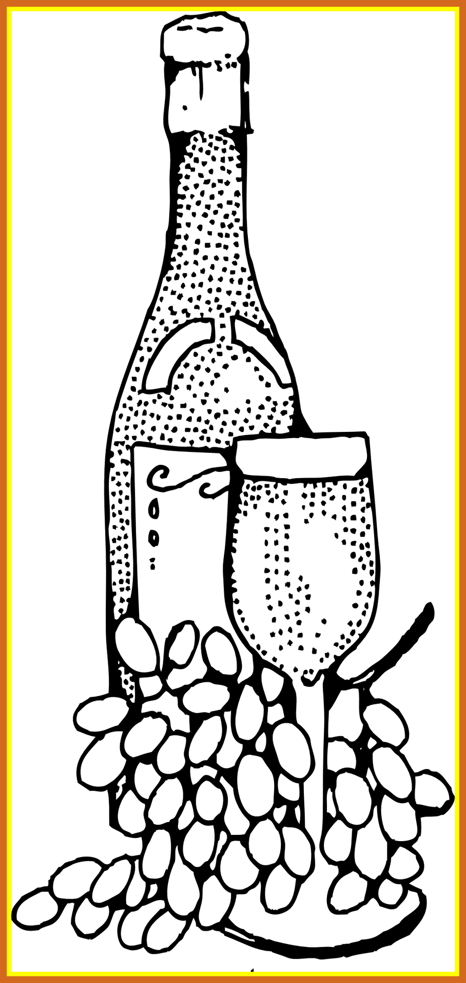 Glass clipart border. Astonishing johnny automatic wine