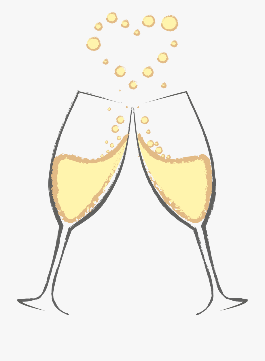 glasses clipart champagne