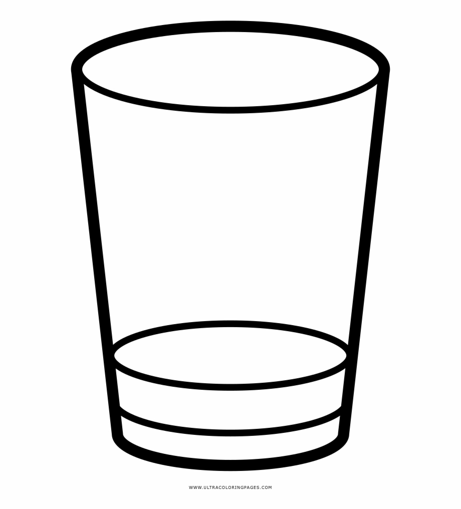 glass clipart coloring