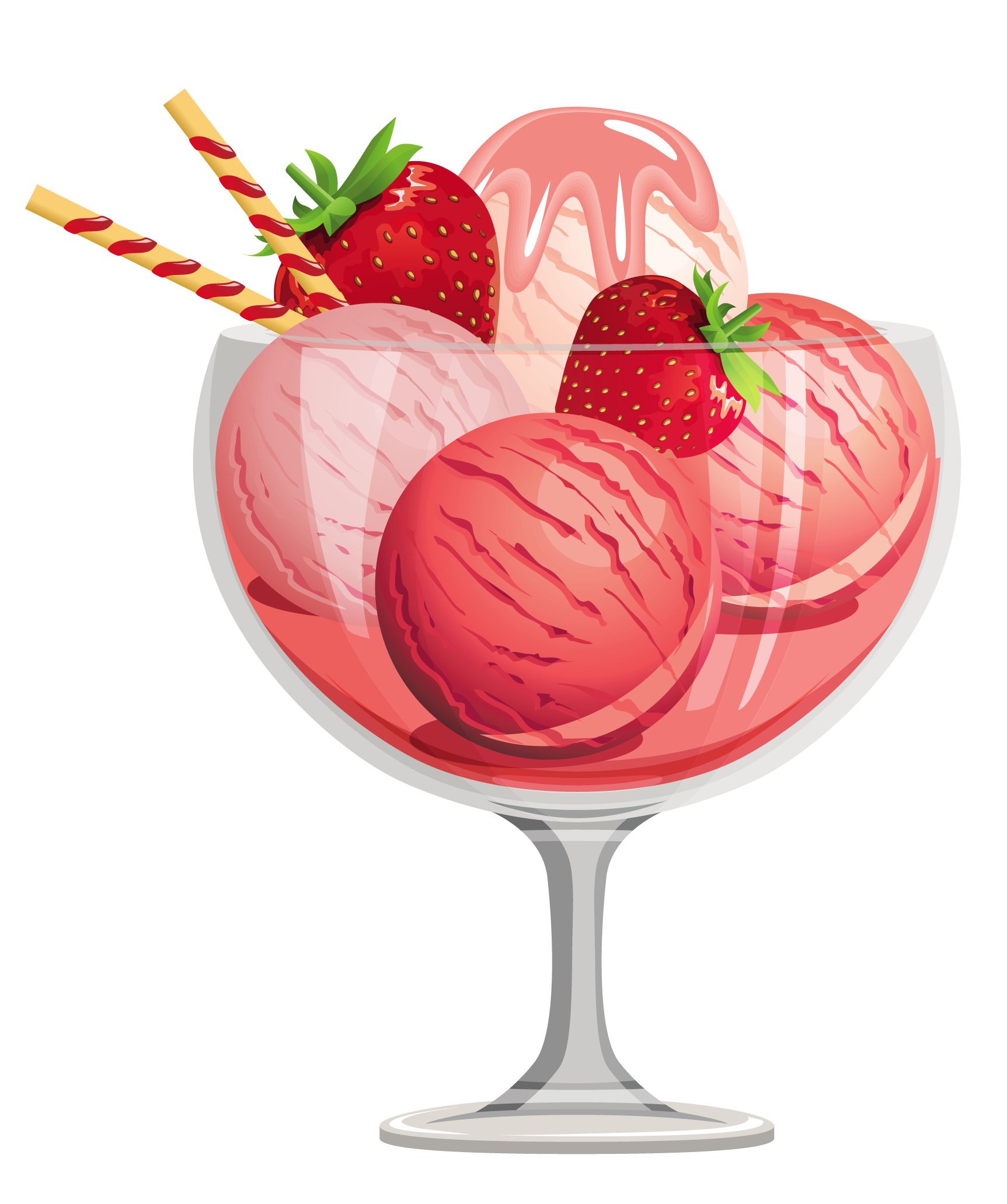 pink clipart strawberry
