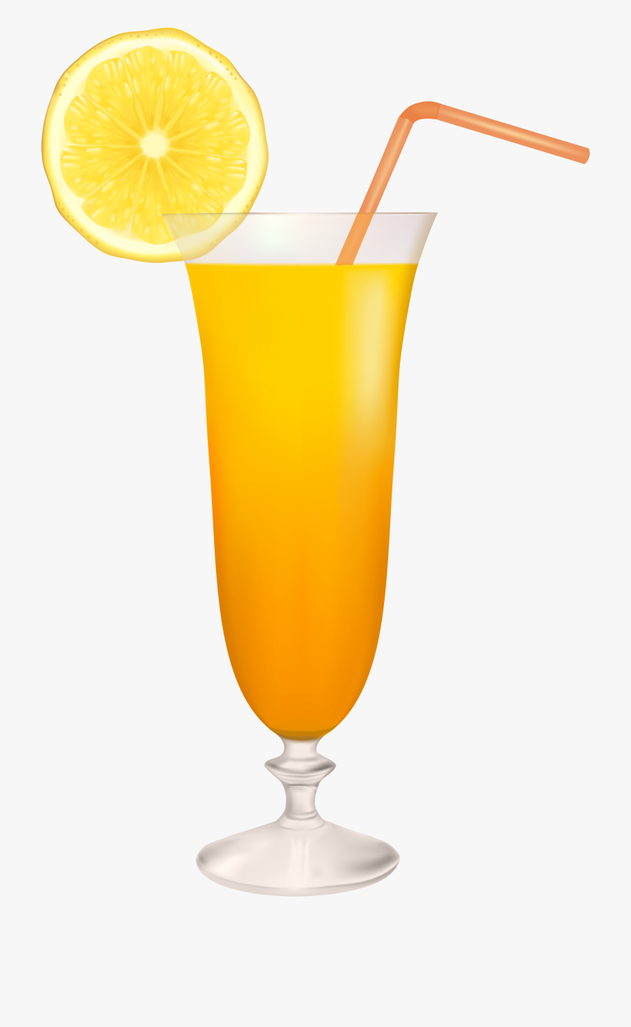 lemon clipart glass