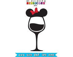 glass clipart mickey