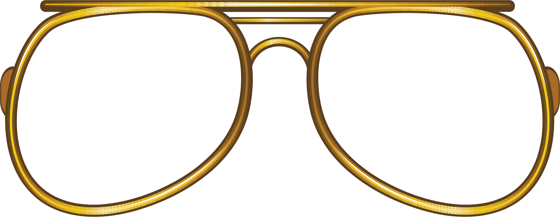 Gold glasses cliparts zone. Glass clipart optical