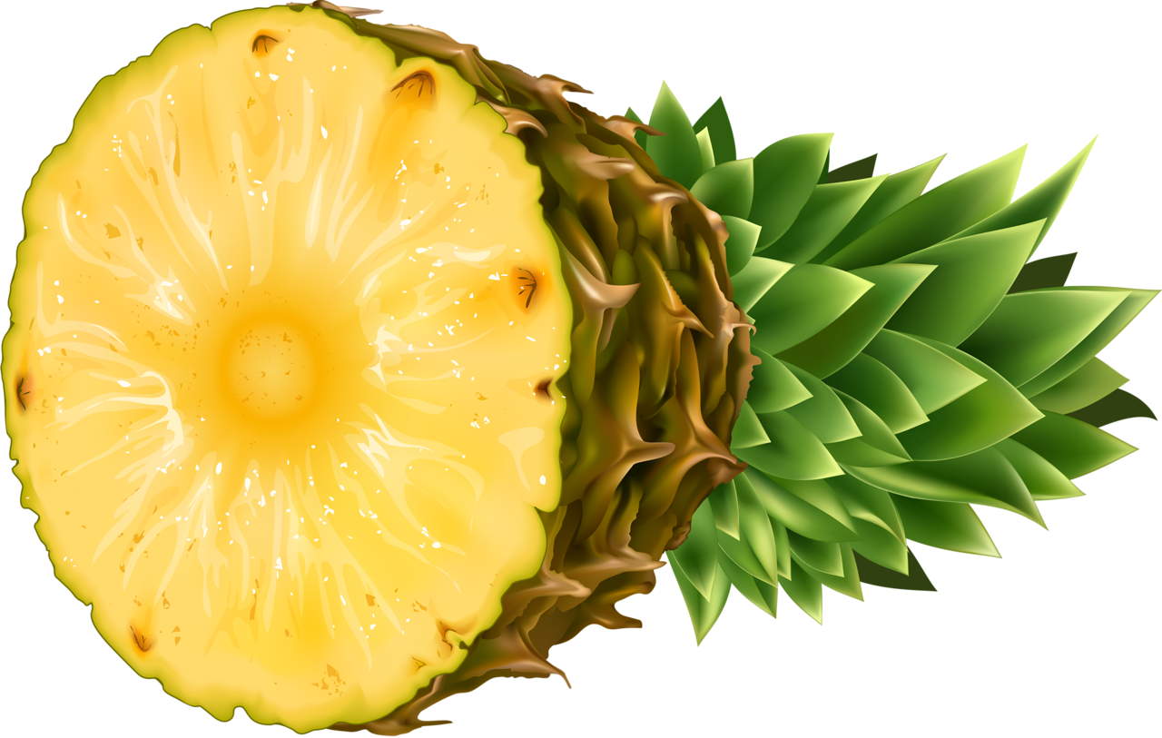 glass clipart pineapple