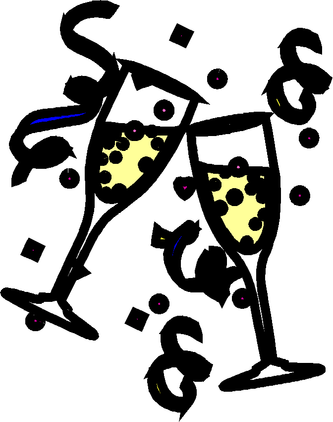 Glasses clipart celebration. Free images of download