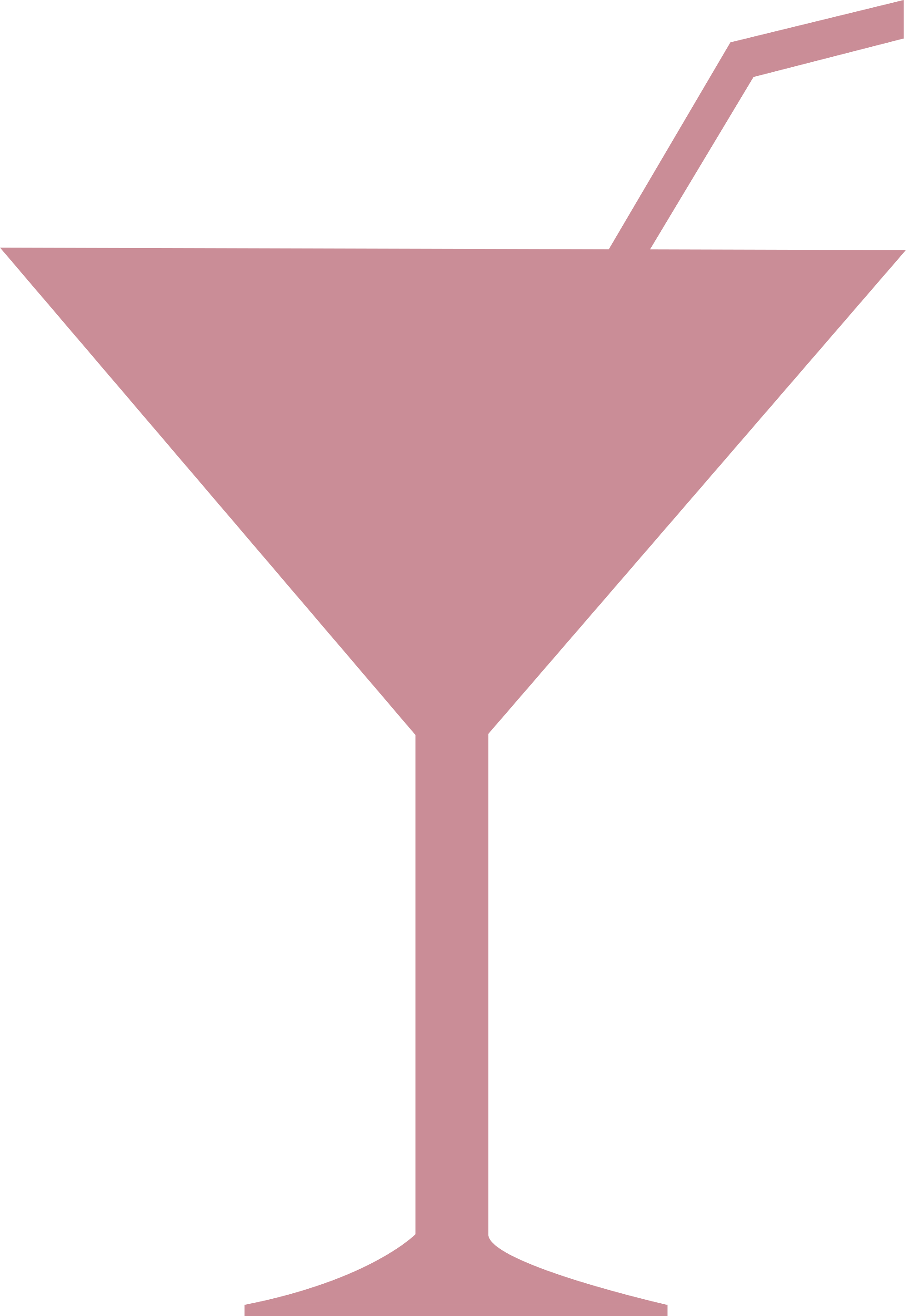 martini clipart outline