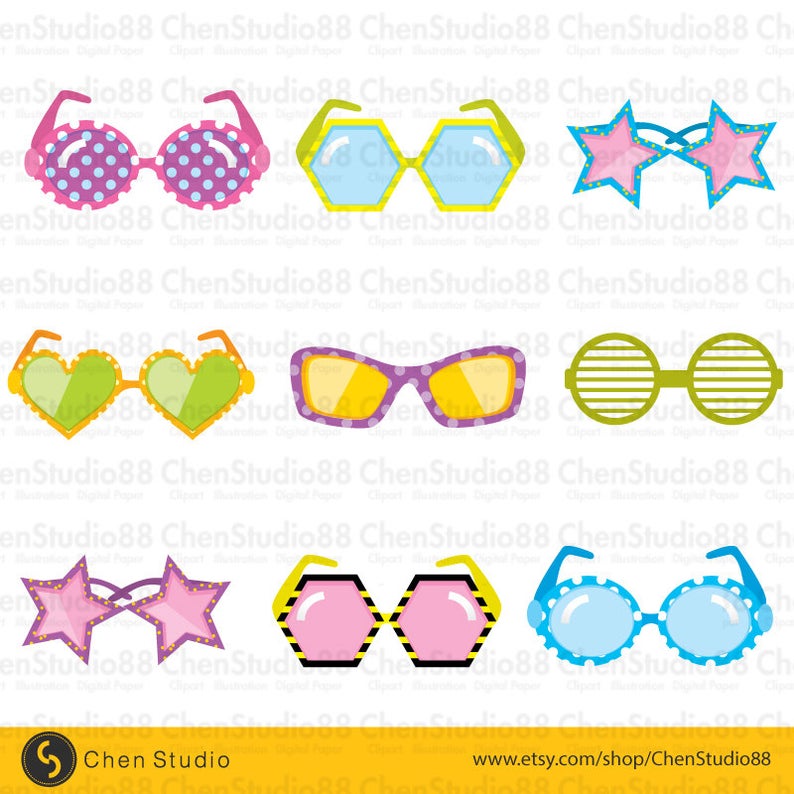 glasses clipart party