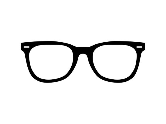 glasses clipart silhouette