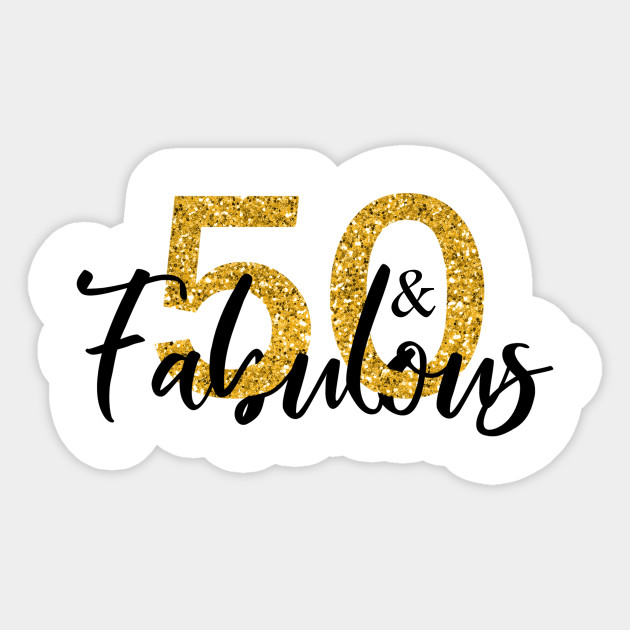 Glitter clipart 50 gold.  and fabulous