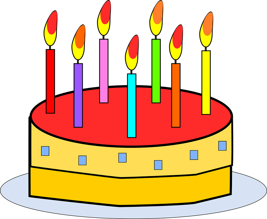 glitter clipart birthday cake