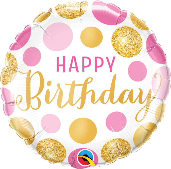 Pink gold dots foil. Glitter clipart birthday party