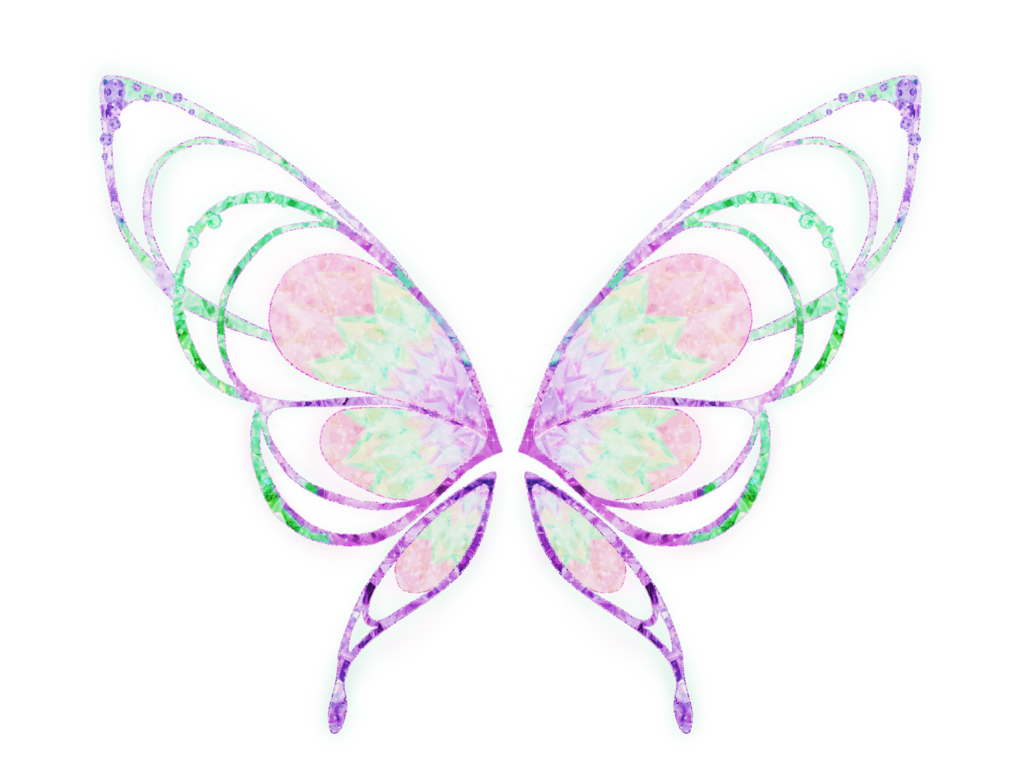 glitter clipart coral butterfly