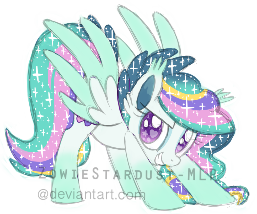 Glam sketch by zowiestardust. Glitter clipart stardust