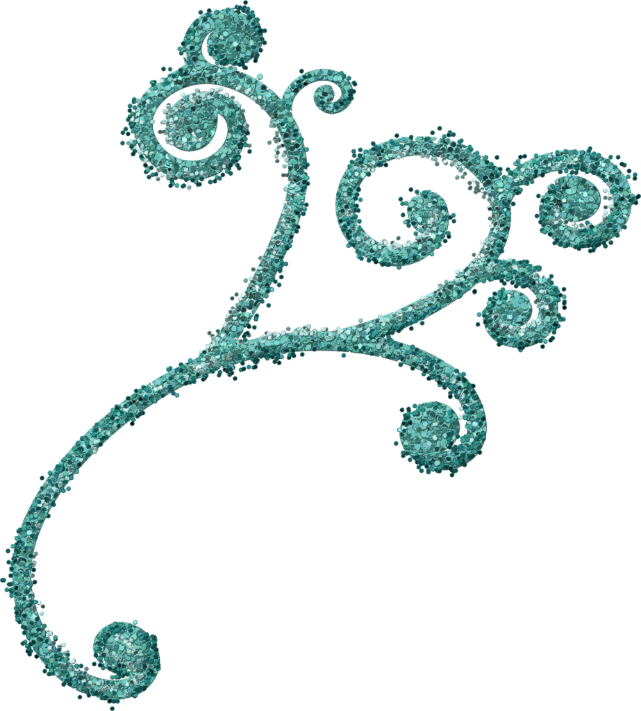 glitter clipart swirl