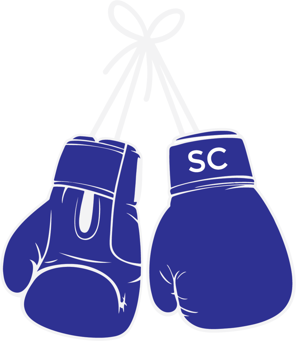 Strike clubs . Glove clipart boxing