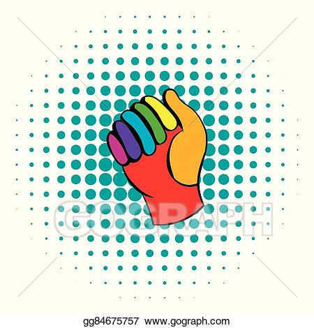 glove clipart colorful