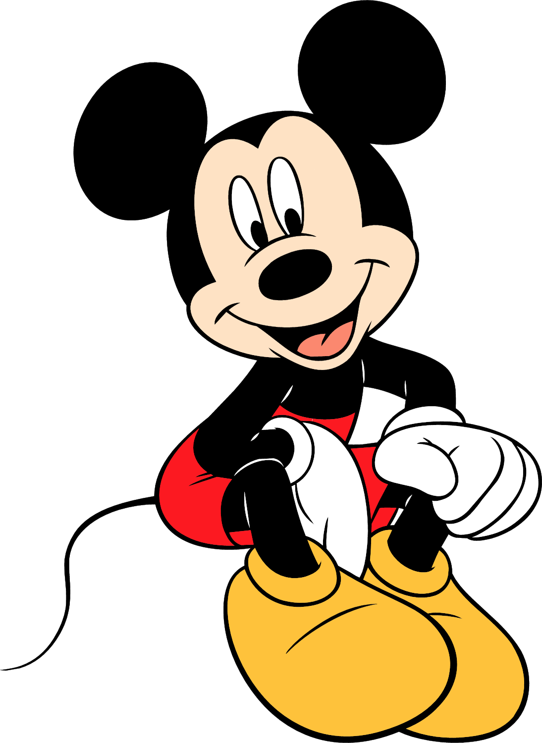 Mouse png image purepng. Mickey clipart shoe