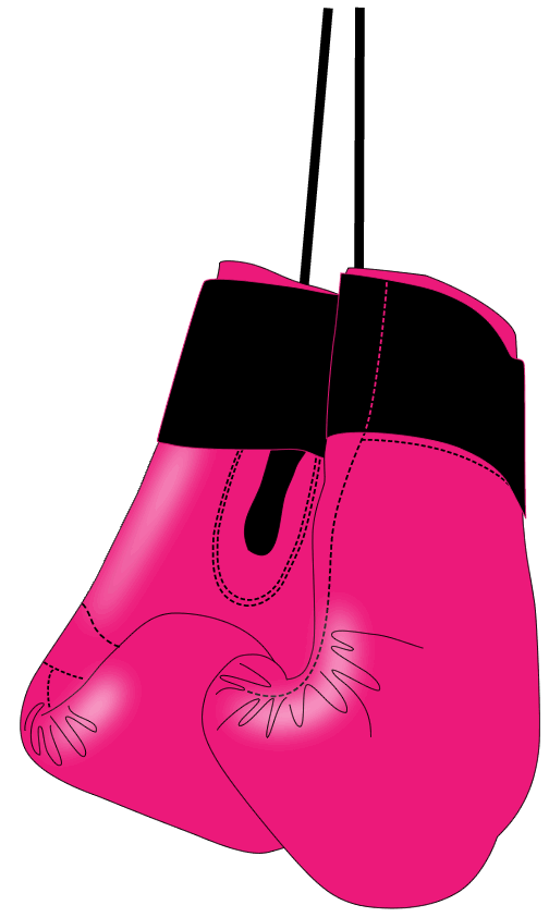 Boxing my smorgasbord animation. Glove clipart pink glove