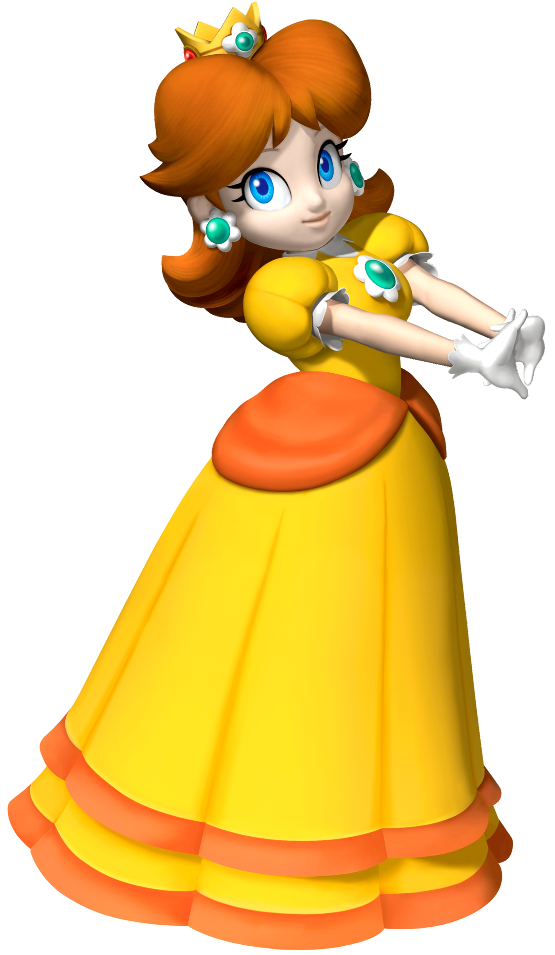 Daisy racist mario wiki. Glove clipart princess