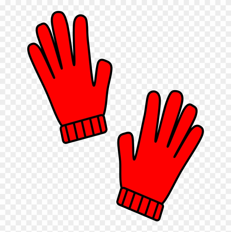 glove clipart red glove