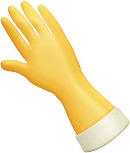 glove clipart rubber glove