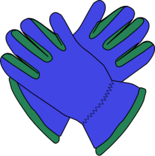 Class packs for schools. Gloves clipart blue glove