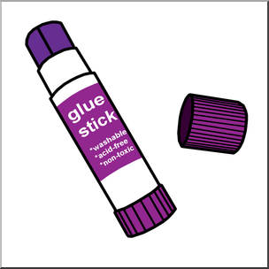 Glue clipart. Clip art stick color