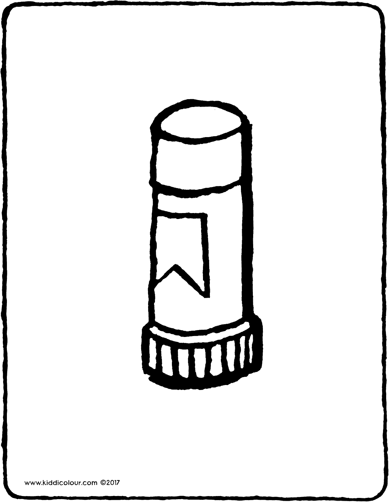 Stick kiddicolour . Glue clipart colouring