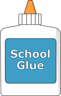 teach clipart school glue