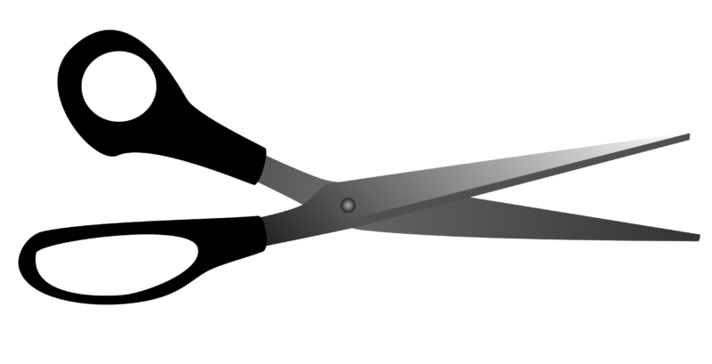 Glue clipart scissors. Scissor black and white