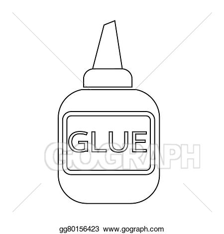 glue clipart vector