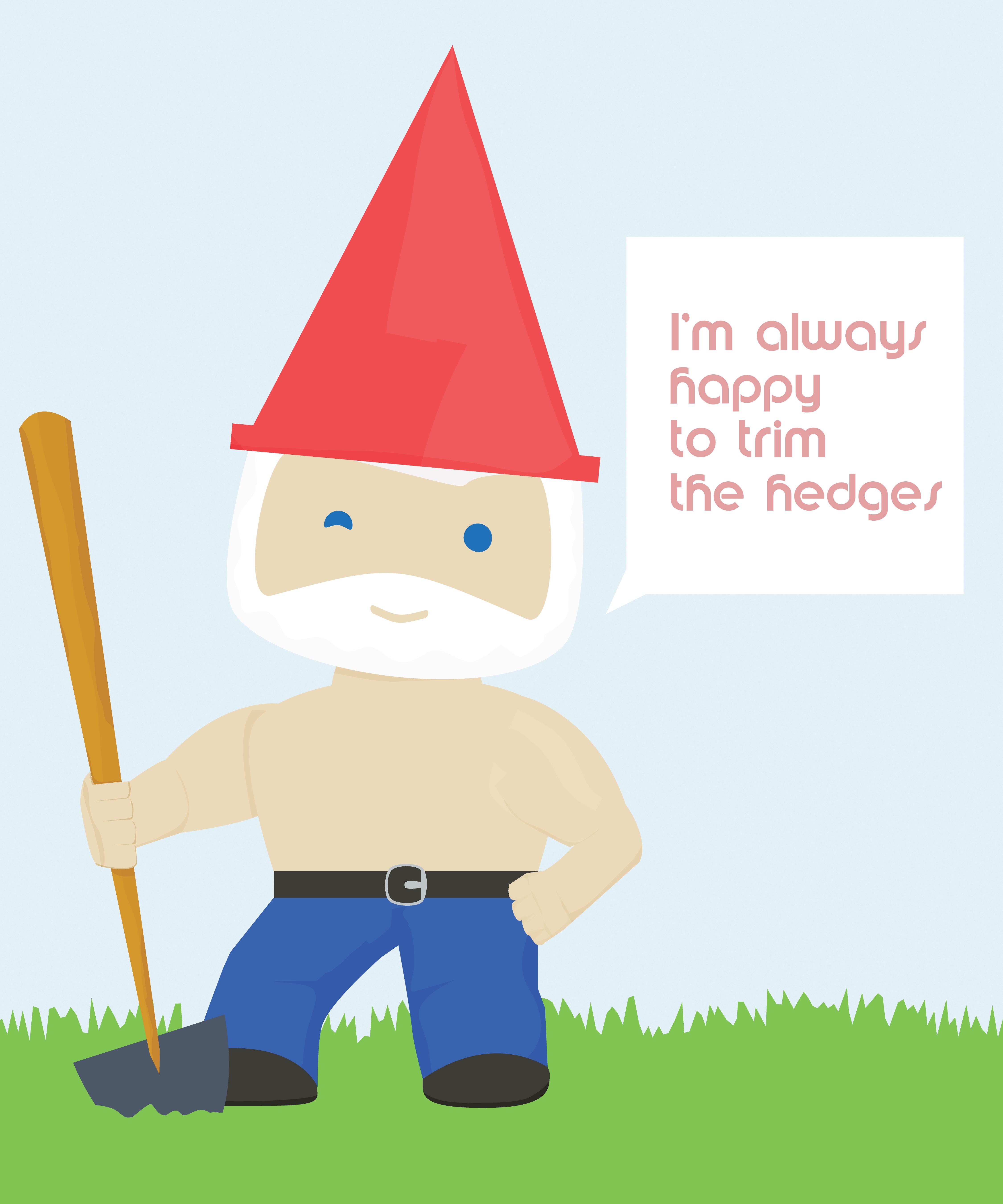 Gnome clipart friendly. Your geno album on